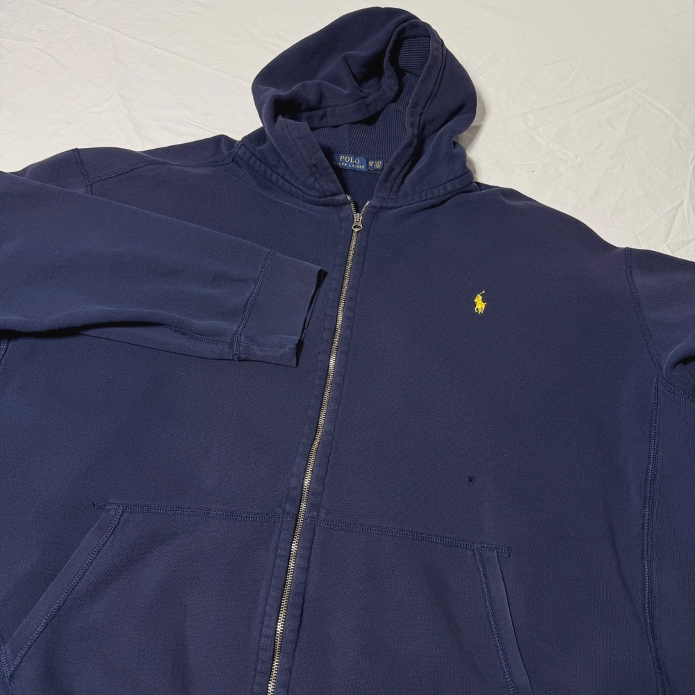 Polo Ralph Lauren Full Zip Navy Hoodie Men's Big & Tall 5XB